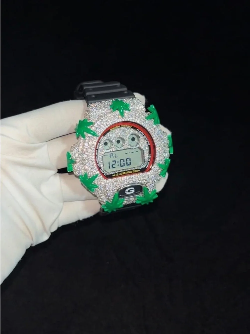 Maui Wowie 🍀VVS Moissanite Iced-Out G-Shock